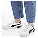 Puma Carina L, Scarpe Da Ginnastica Donna, Bianco Bianco Nero Silver, 37 Eu - Foto miniatura 3