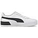 Puma Carina L, Scarpe Da Ginnastica Donna, Bianco Bianco Nero Silver, 37 Eu - Foto miniatura 6