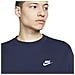 Felpa Da Uomo Girocollo Club Fleece Blu Taglia M Codice Bv2662-410 - Foto miniatura 3
