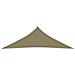 Parasole a Vela Oxford Triangolare 3,5x3,5x4,9 m Beige - Foto miniatura 3