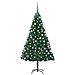 Set Albero Natale Artificiale con LED e Palline Verde 150cm PVC - Foto miniatura 1