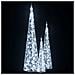 Coni Di Luce Led Decorativi Acrilici Bianco Freddo 60/90/120cm - Foto miniatura 5
