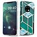 Custodia Compatibile Con Huawei Mate 30 In Marmo Oro Bianco Verde Scuro No. 6 - Coperchio Protettivo In Silicone Tpu Con Motivo A Mosaico - Foto miniatura 1