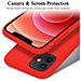 Custodia Compatibile Con Apple Iphone 12 Mini (5,4"" Zoll) In Liquid Rosso - Coperchio Protettivo In Silicone Tpu Flessibile - Foto miniatura 5