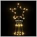 Albero di Natale con Puntale Bianco Caldo 108 LED 180 cm - Foto miniatura 3