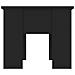 Tavolino Da Salotto Nero 79x49x41 Cm In Legno Multistrato - Foto miniatura 3