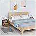 Comodini 2 Pz Miele 40x34x45 Cm In Legno Massello Di Pino - Foto miniatura 2