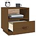 Comodini 2 Pz Miele 40x34x45 Cm In Legno Massello Di Pino - Foto miniatura 4