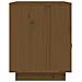 Comodini 2 Pz Miele 40x34x45 Cm In Legno Massello Di Pino - Foto miniatura 7