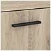 Scrivania Da Ufficio Marusha, 126,2x59,8x93,5, Rovere+Nero, Truciolare - Foto miniatura 6