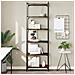 Libreria A 6 Ripiani Rovere Fumo 60x30x188 Cm Legno Multistrato - Foto miniatura 1