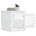 Gabbia Cani Arredamento Bianca 64,5x80x71cm Legno Multistrato - Foto miniatura 4