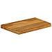 Piano Tavolo Bordi Vivi 60x20x3,8 Cm In Legno Massello Di Mango - Foto miniatura 2