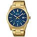 Casio Date Carbon Look Dial Gold Serie - Blue - Foto miniatura 1