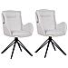 Set Di 2 Sedie Avelar Beige Chiaro - Foto miniatura 2