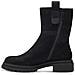 Black Casual Closed Booties Stivaletti Pelle Scarpe Donna Nero Eu 37, 1-26813-41 001 - Foto miniatura 3