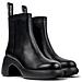 Thelma Booties Stivaletti Pelle Di Mucca Scarpe Donna Nero Eu 37, K400784-001 - Foto miniatura 1