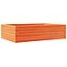 Fioriera Giardino Marrone Cera 90x60x23 cm Legno Massello Pino - Foto miniatura 1