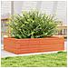 Fioriera Giardino Marrone Cera 90x60x23 cm Legno Massello Pino - Foto miniatura 4