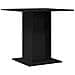 Tavolo da Pranzo Rovere Nero 80x80x75 cm Legno Multistrato - Foto miniatura 4