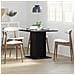 Tavolo da Pranzo Rovere Nero 80x80x75 cm Legno Multistrato - Foto miniatura 1