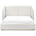 Letto Contenitore Tessuto Monestier 160 X 200 Cm Bianco Sporco - Foto miniatura 5