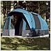 Tenda da Campeggio a Tunnel per 3 Persone Blu Impermeabile - Foto miniatura 1