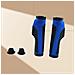 Impugnature Ergonomiche Per Manubrio Bici Con Doppia Chiusura - Blue - Foto miniatura 3
