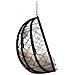 Sedia Uovo Appesa Basket senza Supporto Tortora Polyrattan - Foto miniatura 6