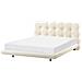 Letto Bouclé Soulisse 160 X 200 Cm Bianco Sporco - Foto miniatura 3