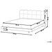 Letto Bouclé Soulisse 160 X 200 Cm Bianco Sporco - Foto miniatura 7