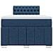 Giroletto a Molle con Materasso Blu 120x190 cm in Tessuto - Foto miniatura 4