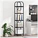 Libreria Rovere nero 40 x 30 x 183 cm Legno multistrato - Foto miniatura 2