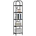 Libreria Rovere nero 40 x 30 x 183 cm Legno multistrato - Foto miniatura 3