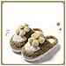 Pantofole Di Cotone Peluche Girasole - Calde, Con Suola Spessa E Antiscivolo Per Interni Per Autunno E Inverno Green 40 - Foto miniatura 1