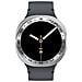 Anello Della Lunetta In Acciaio Inossidabile Compatibile Con Samsung Galaxy Watch8 44mm - Stile E Proteggi Il Tuo Smartwatch Silver + Black - Foto miniatura 2
