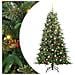 Albero di Natale Artificiale con Rami Pieghevoli Verde 180 cm - Foto miniatura 1