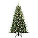 Albero di Natale Artificiale con Rami Pieghevoli Verde 180 cm - Foto miniatura 4