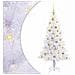 Albero di Natale artificiale Bianco 150 cm PVC e Acciaio - Foto miniatura 1