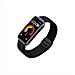 Cinturino Magnetico In Nylon Intrecciato Compatibile Con Huawei Band 8/9/10 - Opzioni Multicolore Black - Foto miniatura 3