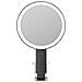 Specchio Per Trucco Led Con Supporto Rotondo A Orso - Ingrandimento 10x, Ricaricabile Black - Foto miniatura 2
