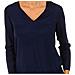 Blusa Da Donna Scollo A V A Maniche Lunghe 3y5h53-5nzsz - Foto miniatura 3