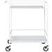 Carrello Bar Vita 2 Ripiani Bianchi Con Telaio Bianco — 68×40×79 Cm - Foto miniatura 2