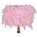 Lampada Da Tavolo Piume 6-rosa-metallo-25x25x54 Cm - Foto miniatura 4