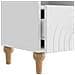 Mobile TV Bianco Lucido 102 x 34,5 x 50 cm Legno ingegnerizzato - Foto miniatura 7