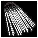 Luci Meteoriche 20pz 30cm Bianco Freddo 480 LED Interni Esterni - Foto miniatura 1