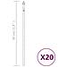 Luci Meteoriche 20pz 30cm Bianco Freddo 480 LED Interni Esterni - Foto miniatura 5