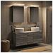 Set di mobili per il bagno 5 pcs Sonoma grigio - Foto miniatura 2