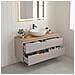 Mobile sottolavabo, Bianco, 160 cm, Con piano d'appoggio, 4 cassetti, Sospeso, Frontali in MDF, MODERNO - Foto miniatura 4