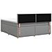 Letto box spring con materasso Grigio Chiaro 140 x 200 cm - Foto miniatura 9
